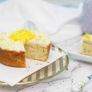 
                  
                    Load image into Gallery viewer, Keto Lemon Chia Sponge Cake ( Cake for 2 people)
                  
                