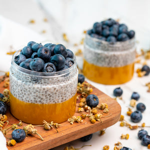 
                  
                    Load image into Gallery viewer, Mango &amp;amp; Blueberry Chia Cup (4 cups)
                  
                