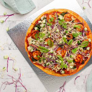 
                  
                    Load image into Gallery viewer, Asian Style Keto Shrimp Pizza
                  
                