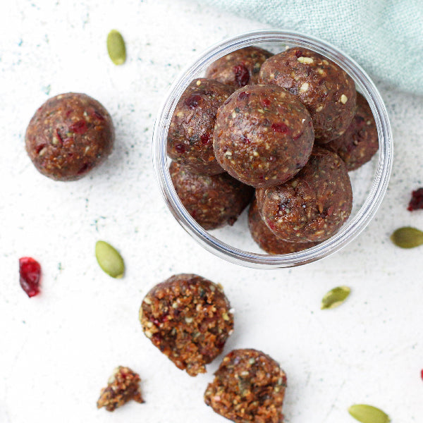
                  
                    Load image into Gallery viewer, Peanut Butter Pumpkin Seeds &amp;amp; Flax Seeds Balls (PCOS)
                  
                