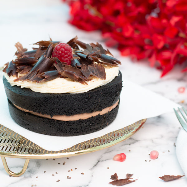 Keto Black Forest Gateau (Cake for 2 people)