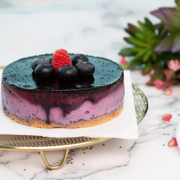 Keto Blueberry Cheesecake (Cake for 2 people)