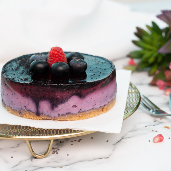 
                  
                    Load image into Gallery viewer, Keto Blueberry Cheesecake (Cake for 2 people)
                  
                