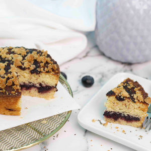 
                  
                    Load image into Gallery viewer, Keto Blueberry Crumble Cake (Cake for 2 people)
                  
                