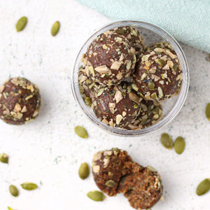 
                  
                    Load image into Gallery viewer, Chai Spiced Pumpkin Seeds &amp;amp; Flax Seeds Balls (PCOS)
                  
                