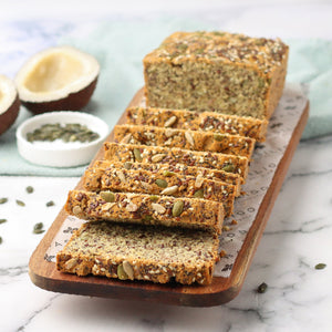 
                  
                    Load image into Gallery viewer, Keto Gluten Free Coconut and Mixed Seeds Bread
                  
                