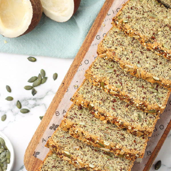 
                  
                    Load image into Gallery viewer, Keto Gluten Free Coconut and Mixed Seeds Bread
                  
                